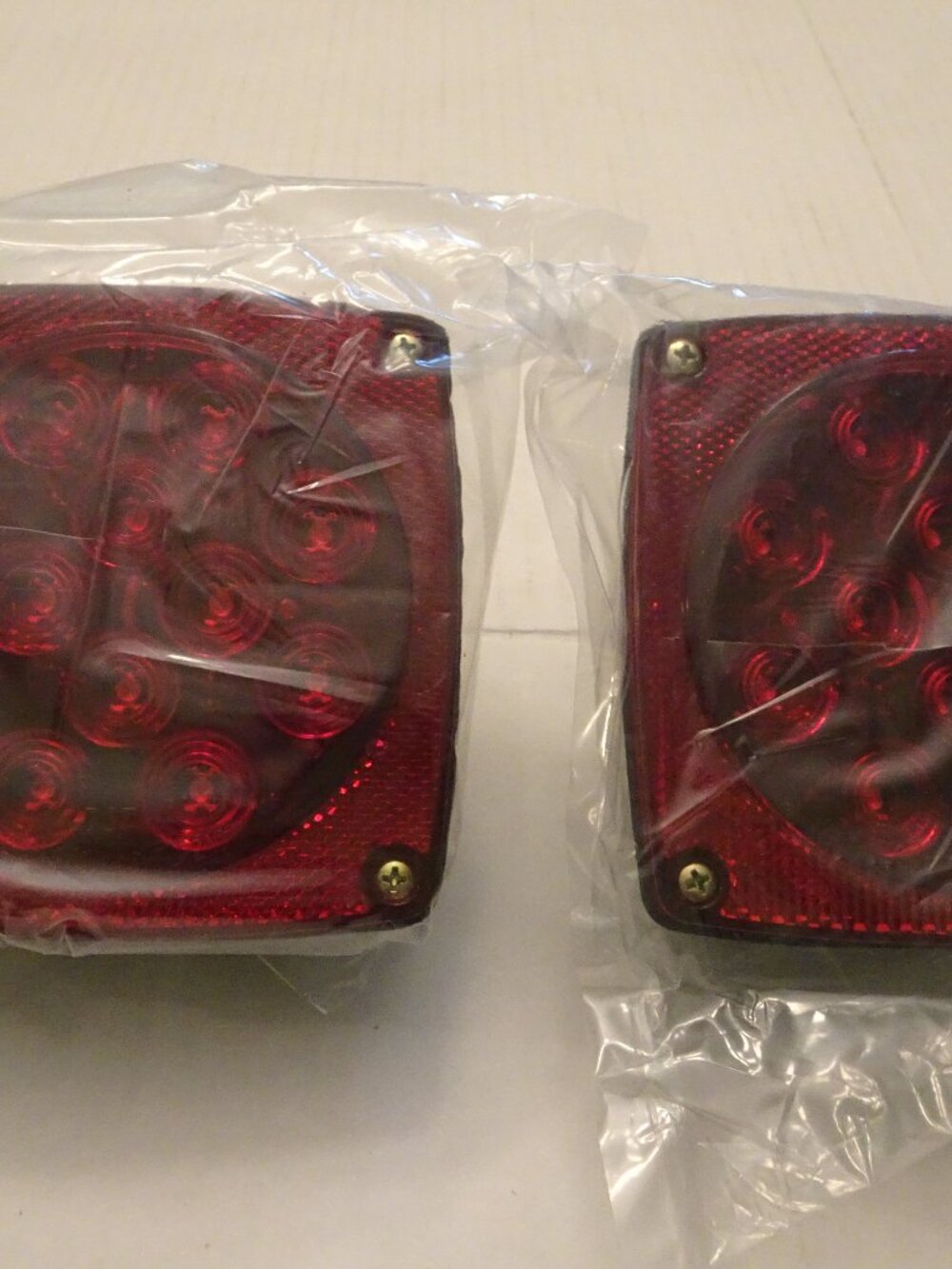Light Set - 2 Piece Led Replacement Light Set - Red - for ATV, Tractor, Utility